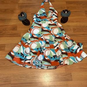 Steve Madden Sandals/Halter Dress Combo Set